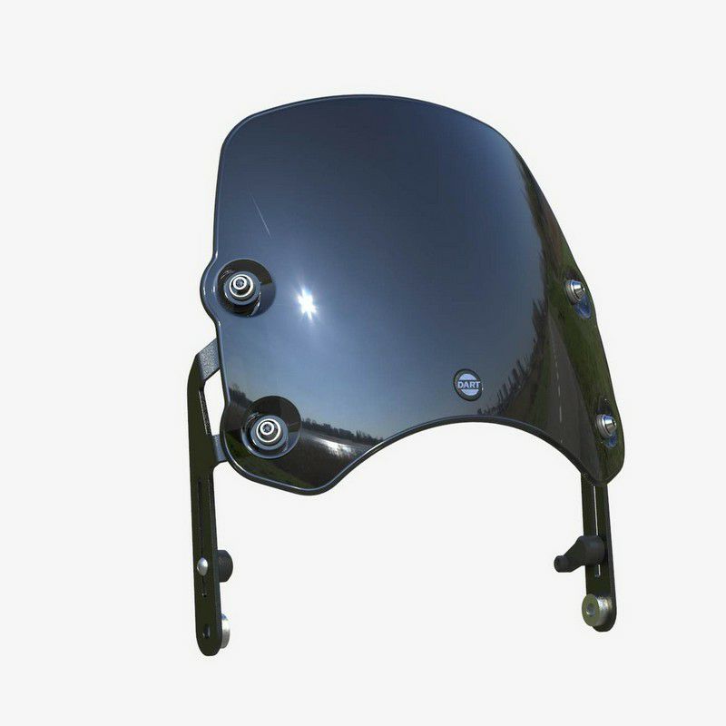 SR400/SR500 スクリーン ピラニアS3 ブラック DART FLYSCREEN｜モトパーツ　店
