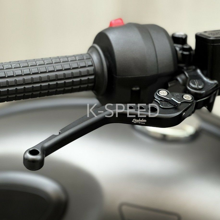 トライアンフ スピード400/スクランブラー400X ブレーキレバー&クラッチレバー Diabolus ブラック K-SPEED|モトパーツ 店