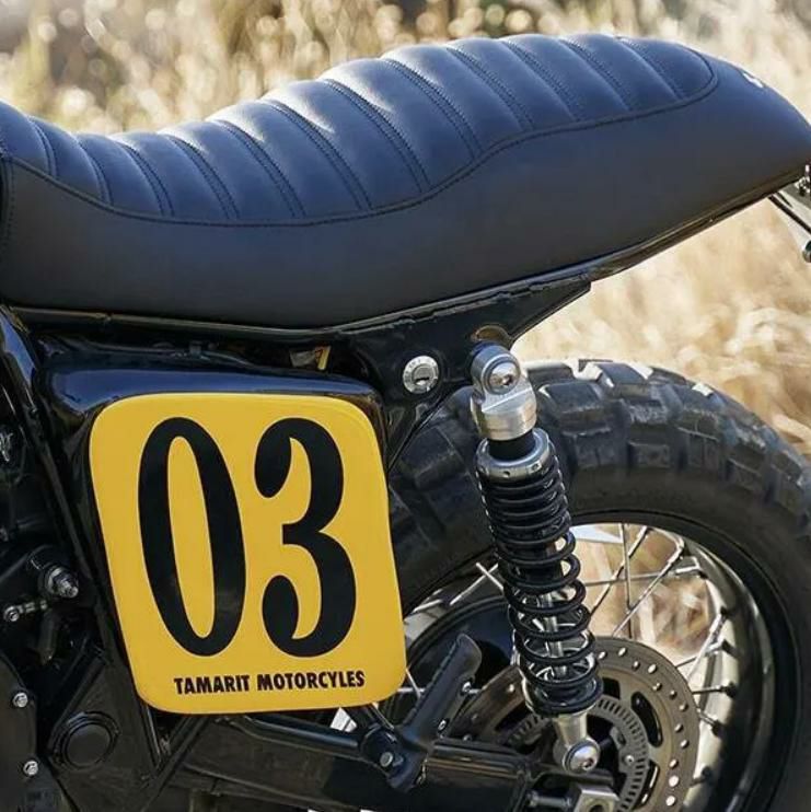 トライアンフ ボンネビルT100/T120/スピードツイン900/スクランブラー900等 シルバーストーン シート ブラック タマリット|モトパーツ 店