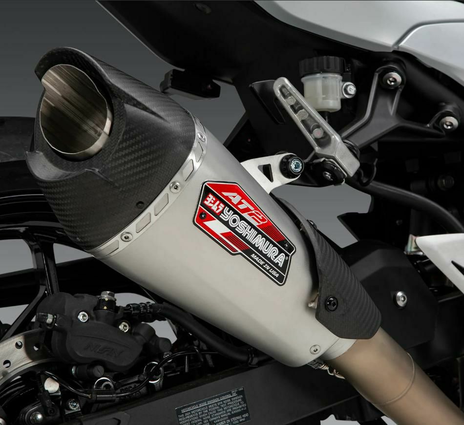 USヨシムラ AT2 フルシステムマフラー KAWASAKI NINJA500 / Z500 / NINJA400 (2024)｜モトパーツ　店