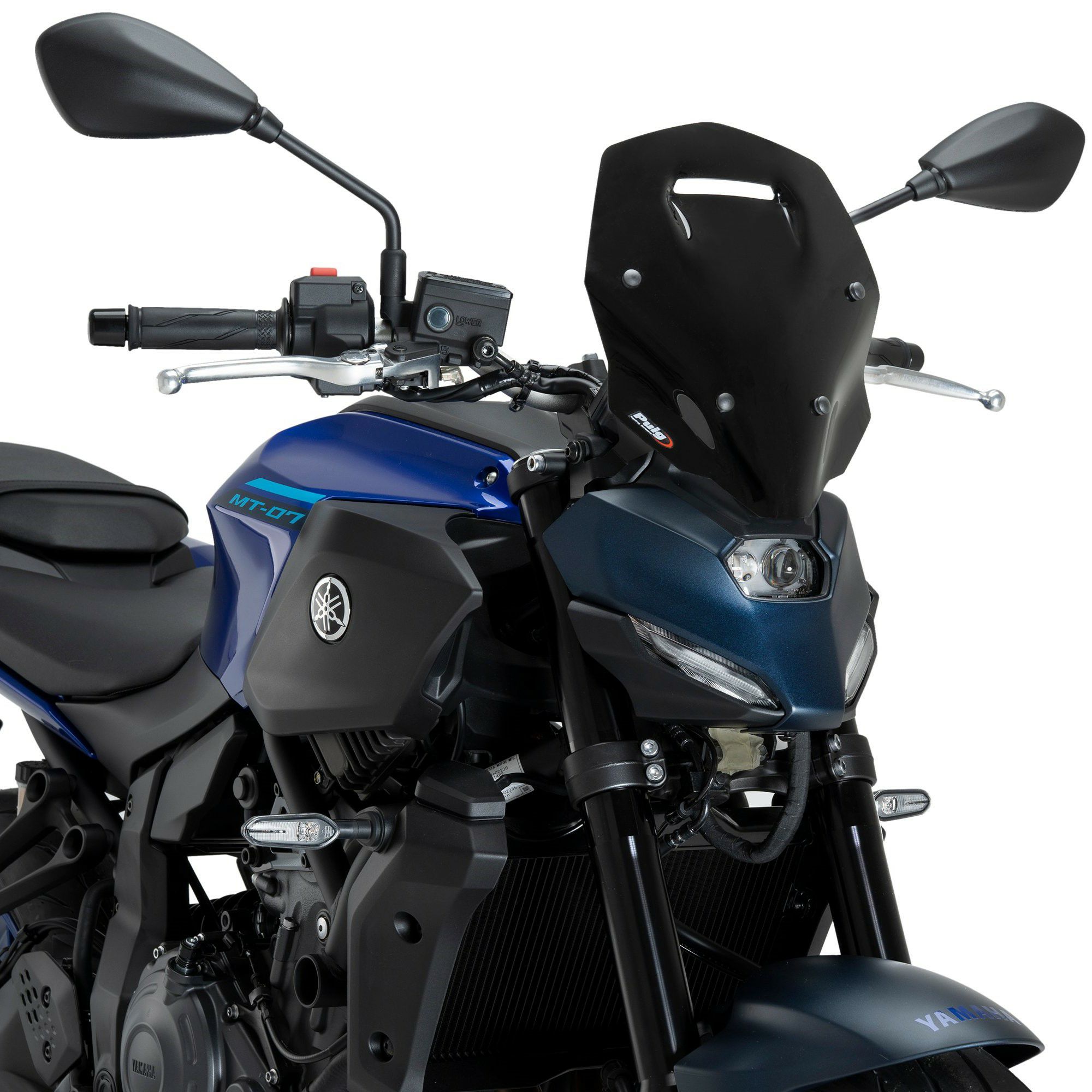 Puig(プーチ) ニュージェネレーション ツーリング ウインドシールド スクリーン ブラック YAMAHA MT-07 2025～