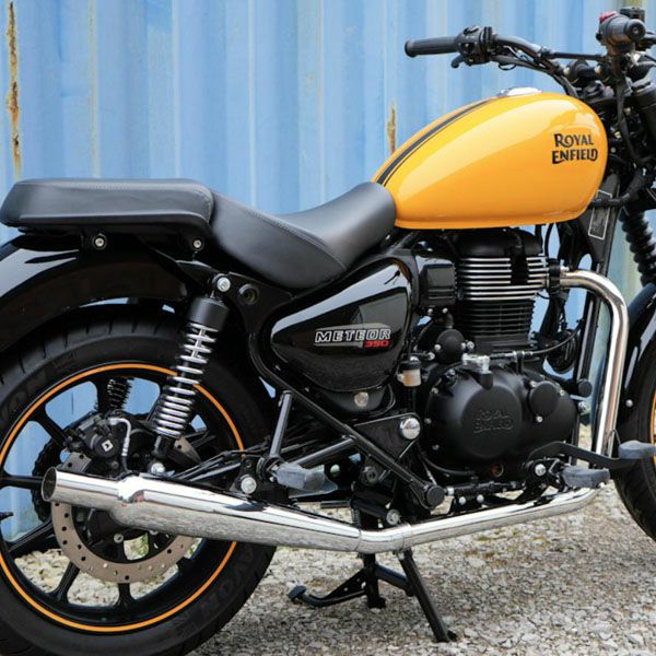 ロイヤルエンフィールド メテオ350 フルエキゾースト ゴールドスタースタイル クローム Hitchcoks Motorcycle