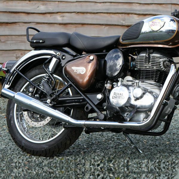 ロイヤルエンフィールド クラシック350/ブリット350 フルエキゾースト ゴールドスタースタイル クローム Hitchcoks Motorcycle 53,108円