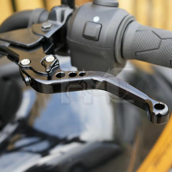 ロイヤルエンフィールド ヒマラヤ450 アジャスタブルショートレバーセット ブラック Hitchcoks Motorcycle