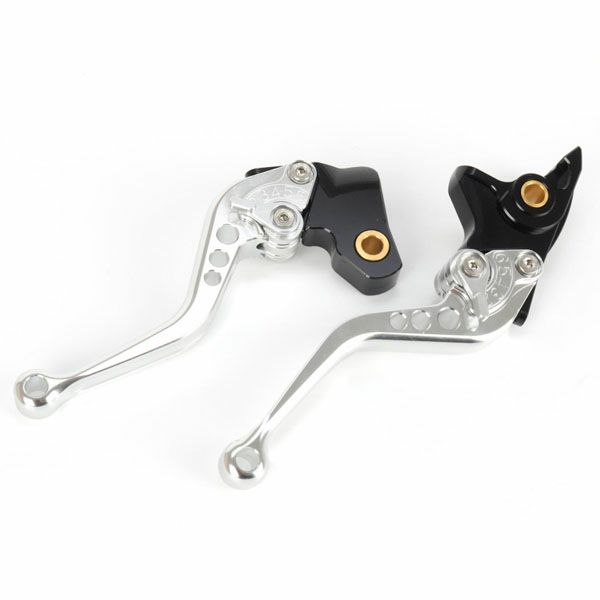 ロイヤルエンフィールド メテオ350/クラシック350/ハンター/ブリッド アジャスタブルショートレバーセット シルバー Hitchcoks Motorcycle