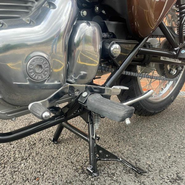 ロイヤルエンフィールド クラシック350 ブリット350 ヒール＆トゥーギアチェンジレバー クローム Hitchcoks Motorcycle｜モトパーツ　店