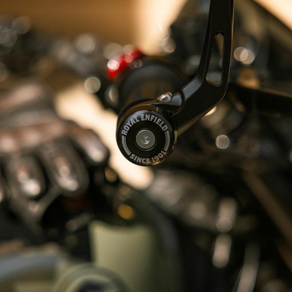 【純正】ロイヤルエンフィールド ベア650/コンチネンタルGT650/インターセプター650 リアショック ピボットカバー ハンドルバーエンドキャップ ブラック
