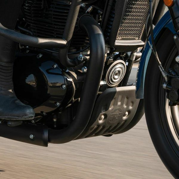 【純正】ロイヤルエンフィールド ショットガン650/クラシック650/スーパーメテオ650 スキッドガード ブラック Royal Enfield