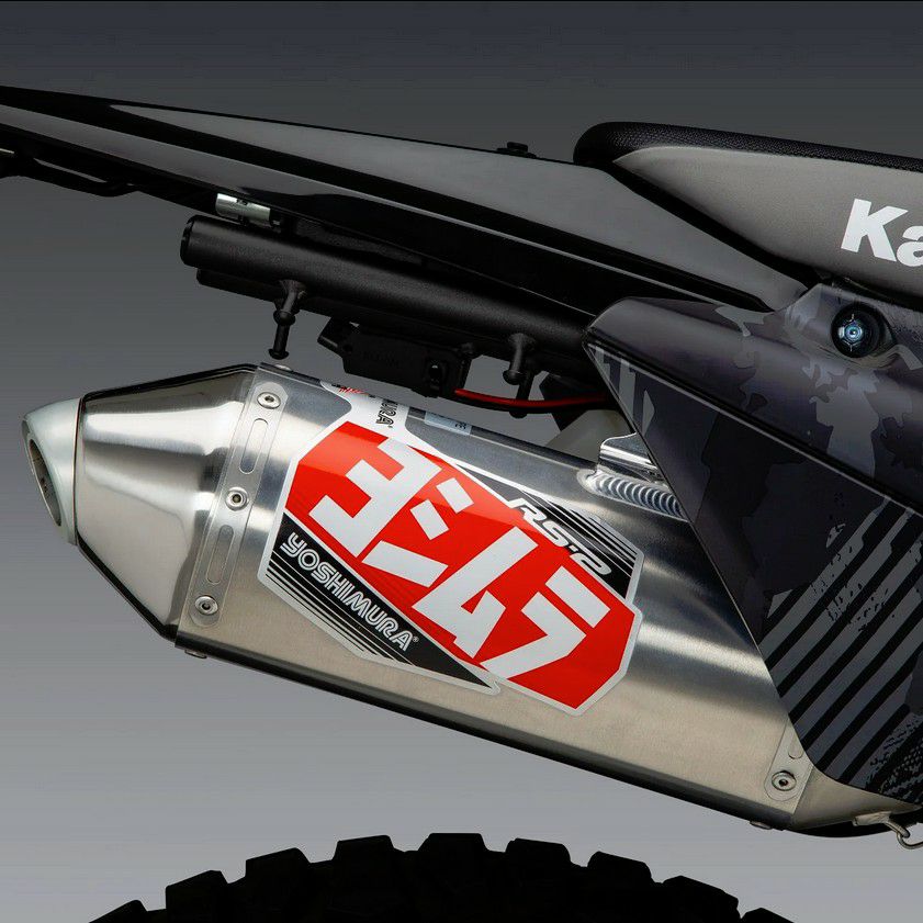 KLX250S/SF, KLX300S/SM ヨシムラUSA RS-2 ステンレス スリップオン マフラー｜モトパーツ　店