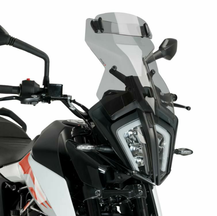 PUIG バイザー付ツーリングスクリーン スモーク KTM 390 アドベンチャー SW (2024)
