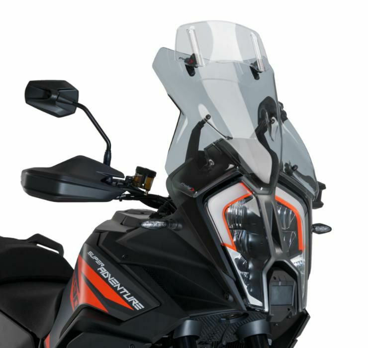 PUIG バイザー付ツーリングスクリーン スモーク KTM 1290 スーパーアドベンチャー S/R (2021-2024)｜モトパーツ　店