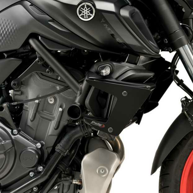 Puig ダウンフォース ネイキッドスポイラー ブラック YAMAHA MT-07 (2021-)｜モトパーツ　店