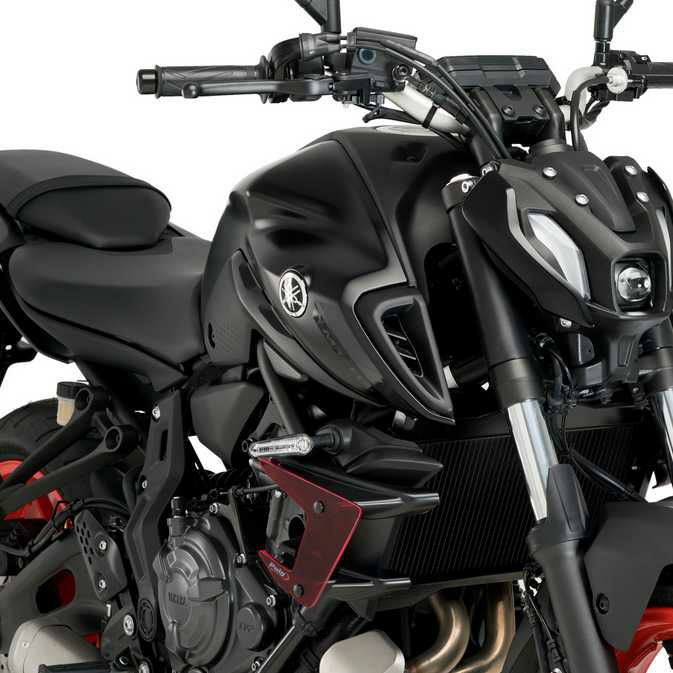 Puig ダウンフォース ネイキッドスポイラー レッド YAMAHA MT-07 (2021-)|モトパーツ 店