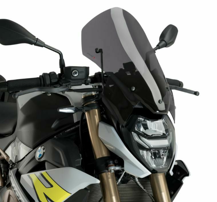 PUIG ツーリングスクリーン New Generation ダークスモーク BMW S1000R純正スクリーンマウント未装着車両用