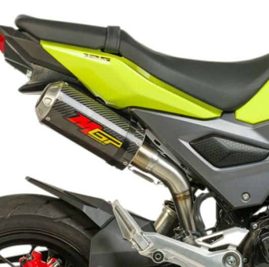 Hotbodies Racing MGP ハイマウント フルエキゾースト カーボン/ステンエンド MSX125 GROM 17-
