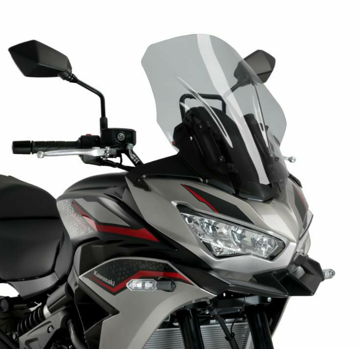 PUIG ツーリングスクリーン スモーク KAWASAKI ベルシス650 (2022-2024)