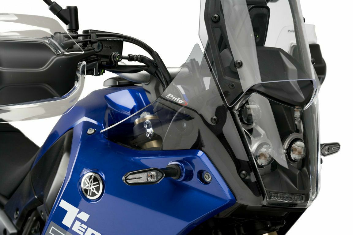 PUIG フロントディフレクターエクステンション スモーク YAMAHA テネレ700 (2019-2024)