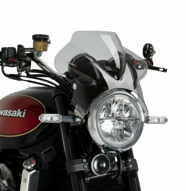 PUIG ヘッドライトマウント型汎用スクリーン Cockpit スモーク