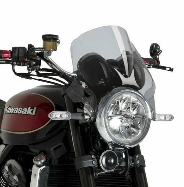 PUIG ヘッドライトマウント型汎用スクリーン Windy スモーク