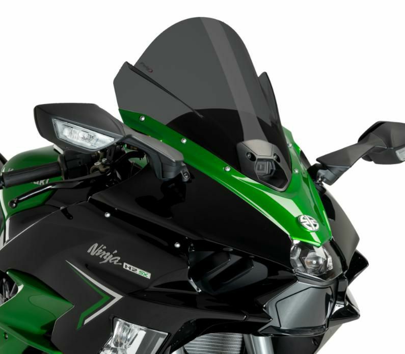 PUIG Zレーシングスクリーン ダークスモーク KAWASAKI NINJA H2 SX/SE (2022-2024)