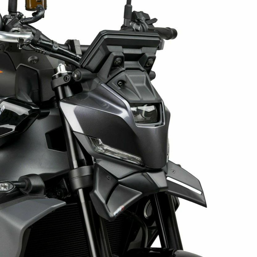 Puig フロントスポイラー ブラック YAMAHA MT-09 (2024-)|モトパーツ 店