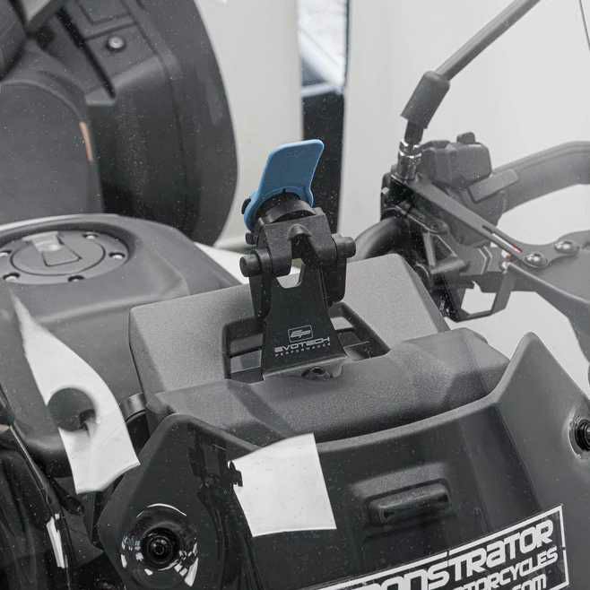 YAMAHA トレーサー9/GT (2025-) Quad Lock対応スマートホンマウント ブラック Evotech Performance