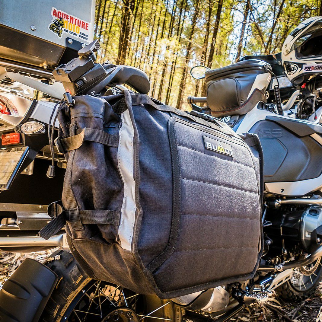 【アウトレット】BUMOT アドベンチャーソフトパニア XTREMADA BMW純正パニアホルダー専用 ブラック ツールボックス付属 BMW R1200/1250GS