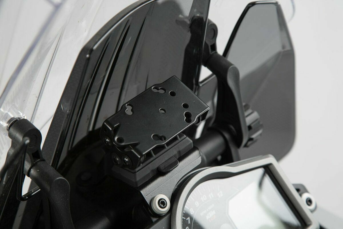 【アウトレット】SW-MOTECH コックピットGPS マウント ブラック KTM 1290 Super Adventure (14-)