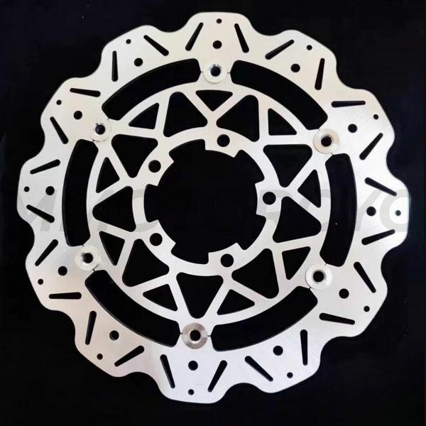 トライアンフ ボンネビルボバー フローリングディスクローター 310mm 径 シルバー REMMOTORCYCLE｜モトパーツ　店