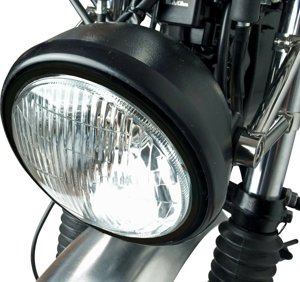 KEDO ケドー ヘッドライト ブラック SR400/500 Wrenchmonkees GibbonSlap｜モトパーツ　店 21,815円
