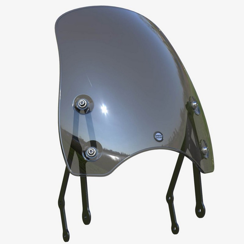 楽天市場】XSR700 2022〜 スクリーン クラシックS3 ブラック Dart