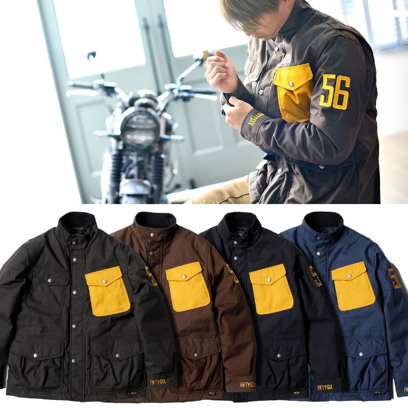 楽天市場】【あす楽】【56デザイン/56design】SLASH JACKET バイク アウター ライディング ジャケット 肩・肘・背中  ソフトパッド標準装備【P2】 : Motorimoda