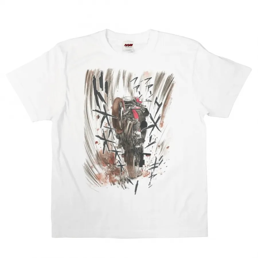 楽天市場】Tシャツ バリバリ伝説 ロゴTシャツ バイク ウェア トップス