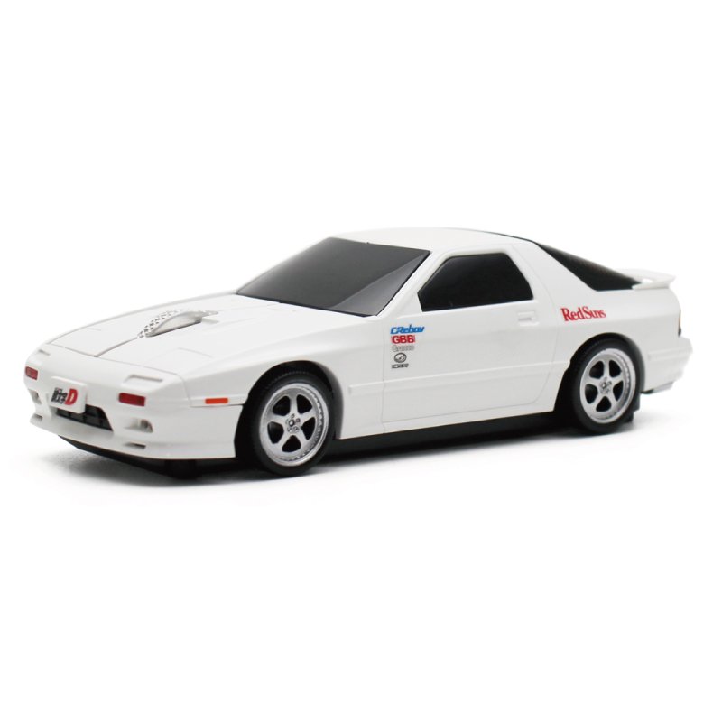 雑貨 カセットカープロダクツ マツダ RX-7 (FC3S) 『頭文字D』 高橋涼介1巻版 無線マウス 車 Cassette Car Products画像