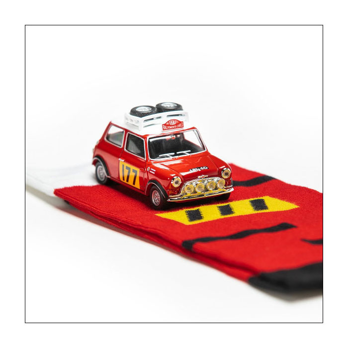 楽天市場 ヒールトレッド Heel Tread Mini 靴下 ソックス Mini Cooper ミニ クーパー ローバー ミニ モンテカルロ ラリー Wrc Motorimoda
