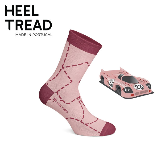 楽天市場 ヒールトレッド Heel Tread Pink Pig Porsche ポルシェ 917 ルマン ル マン 栄光のルマン 24時間 レース ドイツ ソックス Mサイズは5月中旬頃入荷予定 メール便可 Motorimoda