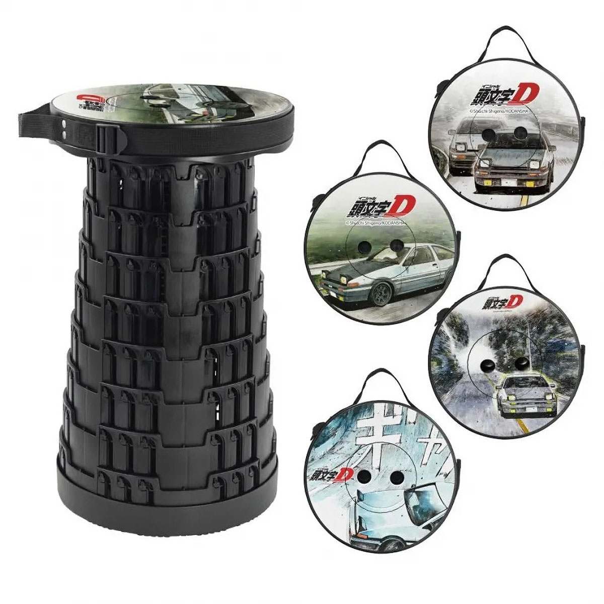 雑貨 カセットカープロダクツ 折り畳み椅子 頭文字D イス スツール 1000個限定 車 Cassette Car Products画像