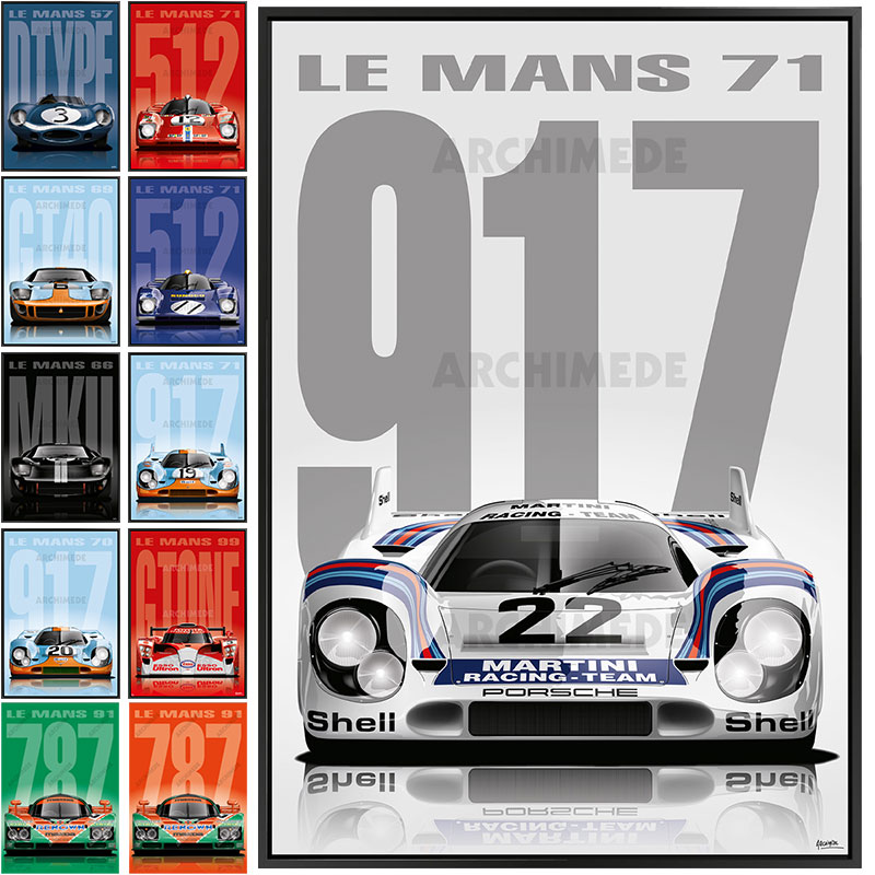 LEMANS YAMAGATA 2冊セット　ル・マン　レース　写真集 楽天市場】ルマン 24 ポスター THE WINNERS（53 × 53cm） 車