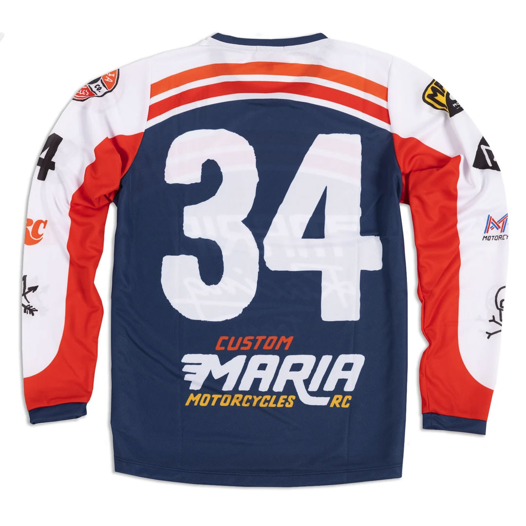 予約9月末頃入荷予定 マリア ライディング カンパニー Maria Riding Company Super Rider Maria Offroad Racing Jersey バイク オフロード ダートトラックジャージ ポルトガル製 Florent Dejardin Fr