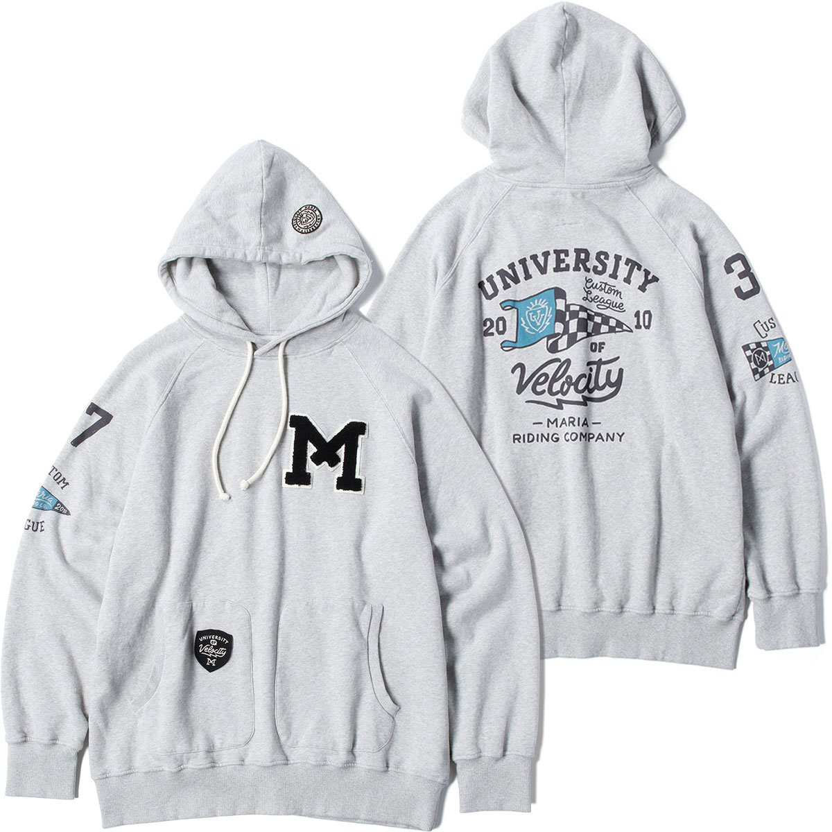 MXジャージ マリア ライディング カンパニー ユニバーシティ オブ ベロシティ フーディ バイク ウェア パーカー Maria Riding Company Hoodie - University of Velocity｜Motorimoda