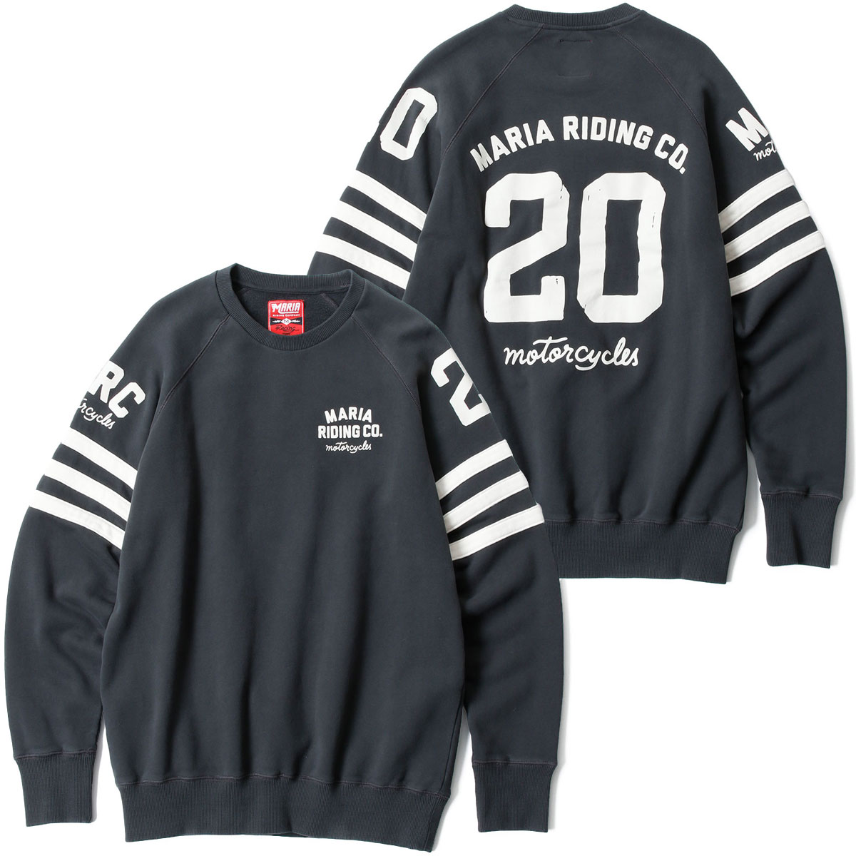 スウェット マリア ライディング カンパニー スペード スウェットシャツ バイク ウェア パーカー Maria Riding Company SPADES SWEATSHIRT|Motorimoda