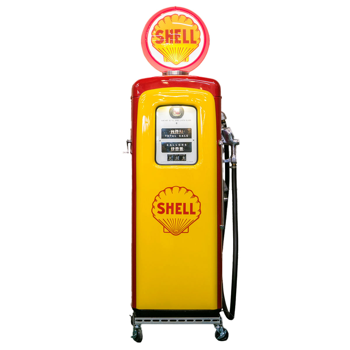 シェルガソリンポンプ 1940年代オブジェ シェルガソリンポンプ