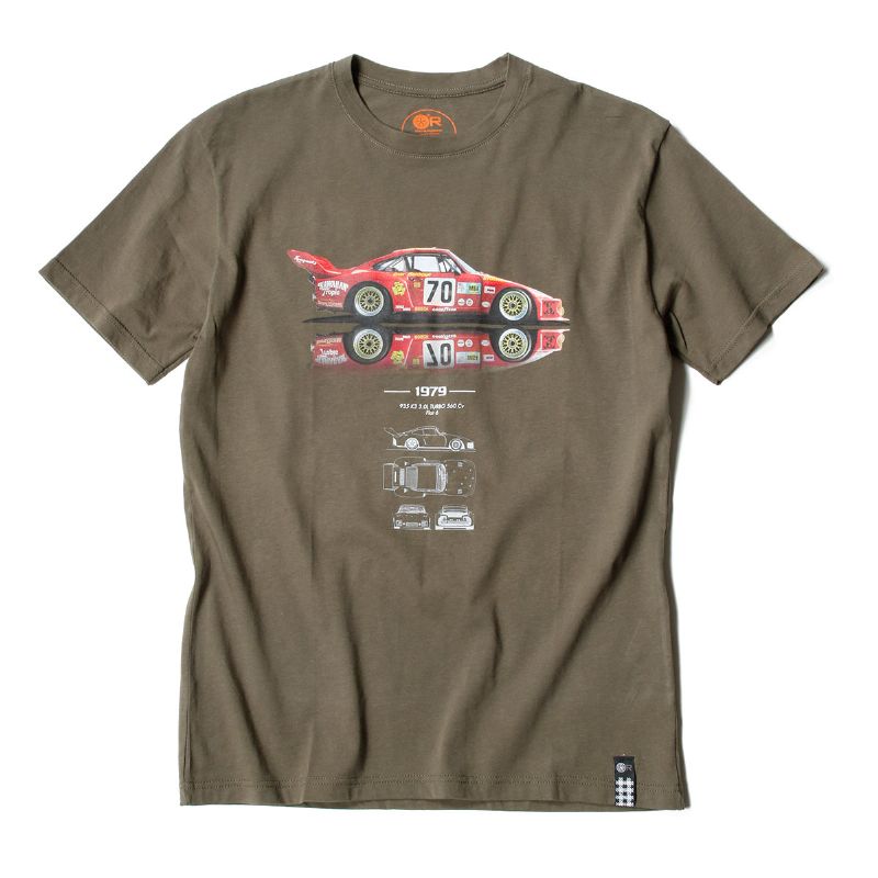 935 K3 Tシャツ メンズ 半袖 ポルシェ Teck