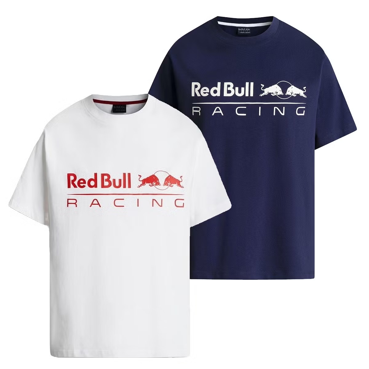 ペペジーンズ Tシャツ ぺぺ×レッドブル レギュラーフィット ロゴプリントTシャツ モータースポーツ ウェア Pepe Jeans PEPE×RED BULL regular fit logo print t-shirt
