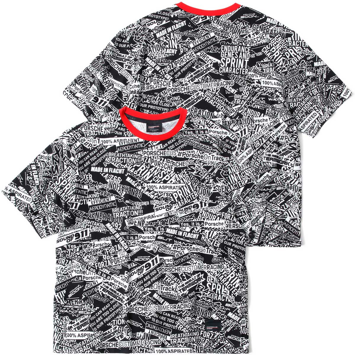 Tシャツ ポルシェ モータースポーツ FW オーバーサイズ Tシャツ モータースポーツ ウェア PORSCHE FW AOP OVERSIZED TEE|Motorimoda