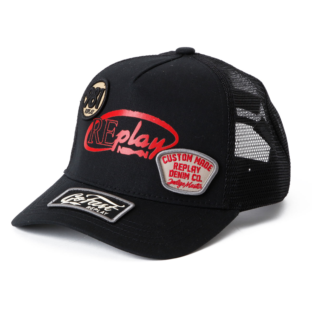 リプレイ 帽子 ミックス パッチ キャップ バイク 雑貨 REPLAY CAP WITH MIX PATCH