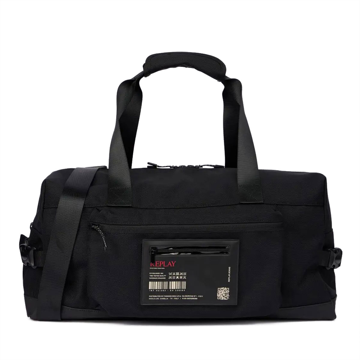 リプレイ ブラック ボストン バッグ バイク バッグ REPLAY BLACK BOSTON BAG