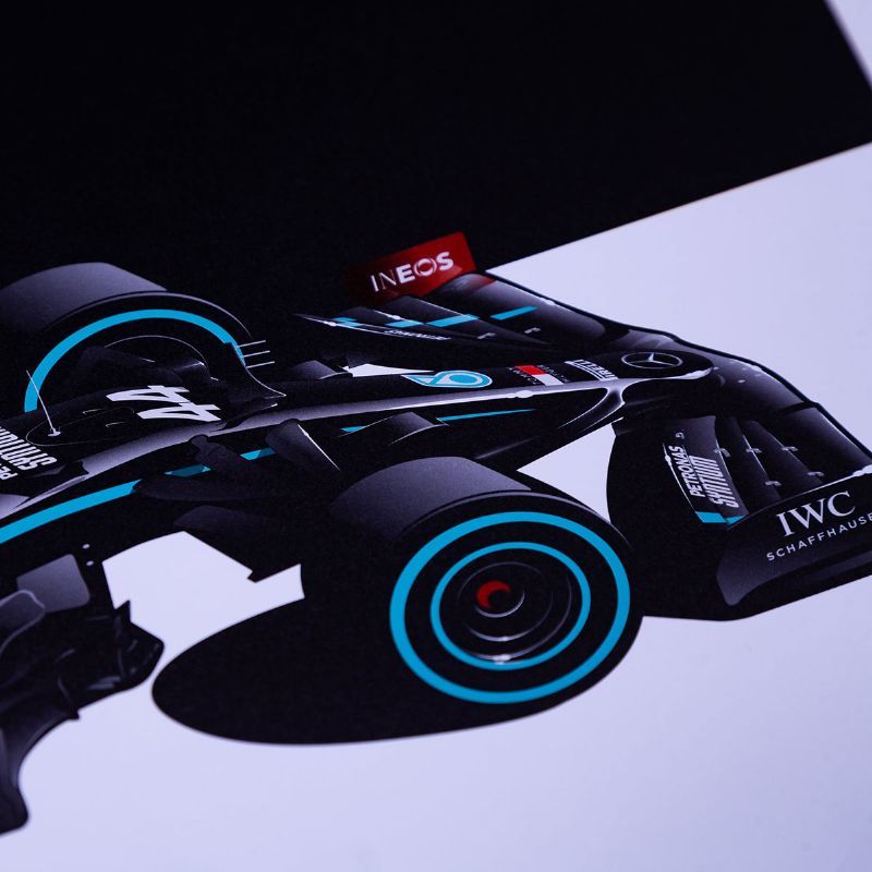 市場 リカルド World W11 Ricardo アートワーク カー Performance Eq Lewis Mercedes Amg F1 Hamilton Artwork Car