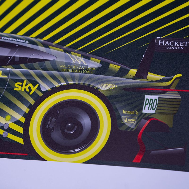 素晴らしい お取り寄せ リカルド カー アートワーク Ricardo Car Artwork Aston Martin Vantage Gte 24 Hours Of Le Mans ポスター Trofej Dinamo Hr