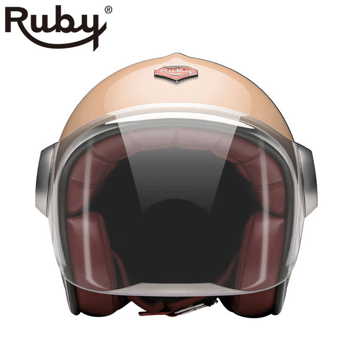 【最終価格】Ruby ミュンヘン（ベルベデーレ）BELVEDERE ジェット ルビー ミュンヘン（ベルベデーレ） バイク ヘルメット